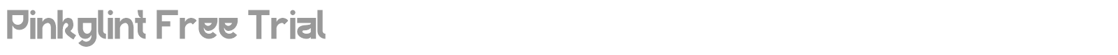 Pinkglint font preview